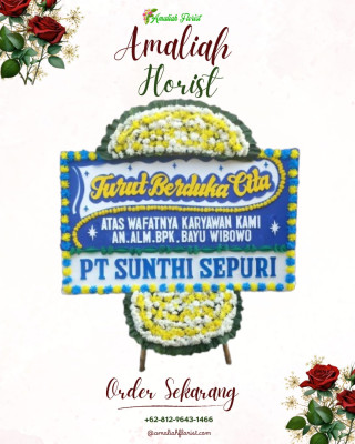 Papan Bunga Duka di Barus Utara
