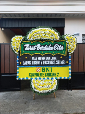 Papan Bunga Duka di Barus Utara