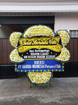 Papan Bunga Duka di Barus Utara